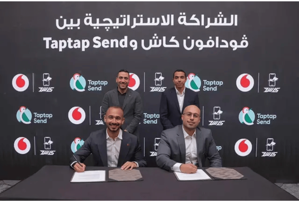 Vodafone Egypt and TapTap Send are launching an international money transfer service to Vodafone Cash wallets
