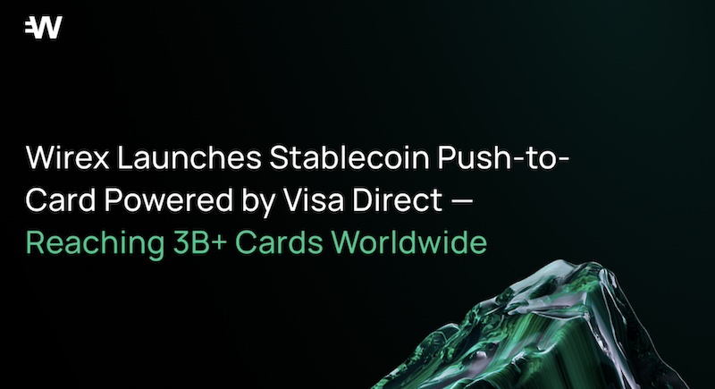 Wirex introduces push-to-card stablecoin powered by Visa Direct